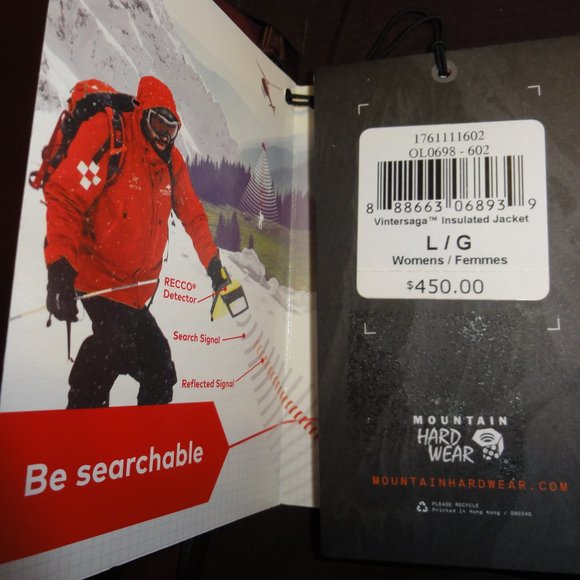 Mountain Hardwear Vintersaga Womens L Winter Coat. - Picture 2 of 8
